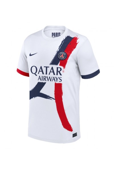 Paris Saint-Germain Desire Doue #14 Jalkapallovaatteet Vieraspaita 2025-26 Lyhythihainen Paris Saint-Germain Desire Doue #14 Jalkapallovaatteet Vieraspaita 2025-26 Lyhythihainen